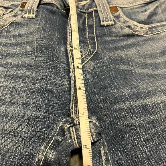 True Religion Jeans size 28 EUC slight flare wide leg Extremely Rare Billy Jeans - Picture 3 of 7